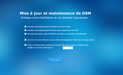 configuration serveur NAS
