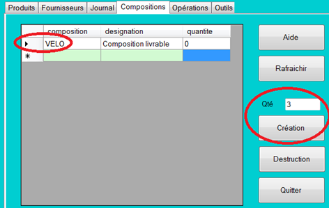 Defining a composition 4