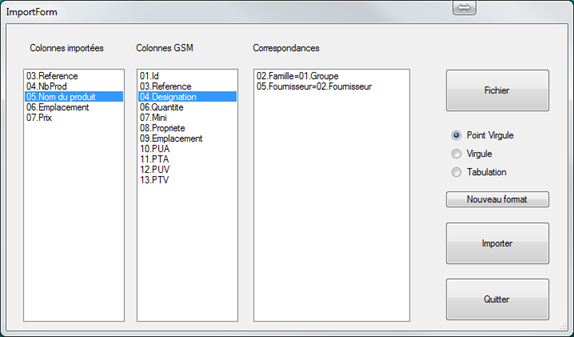 SIM Specific import