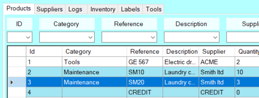 SIM data record selection