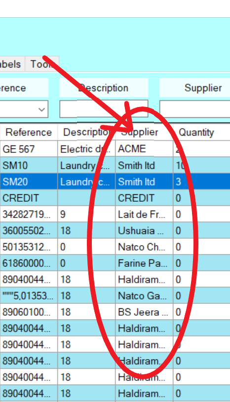 Sorting entries on SIM